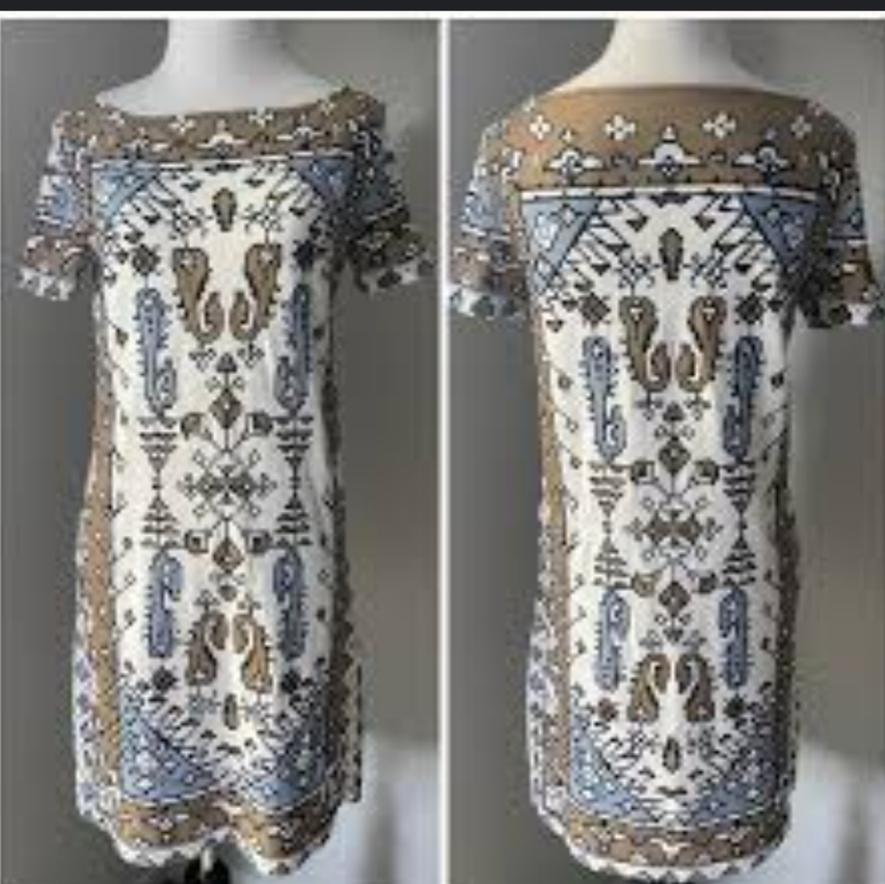 Tory Burch Tile Print Sheath Dress